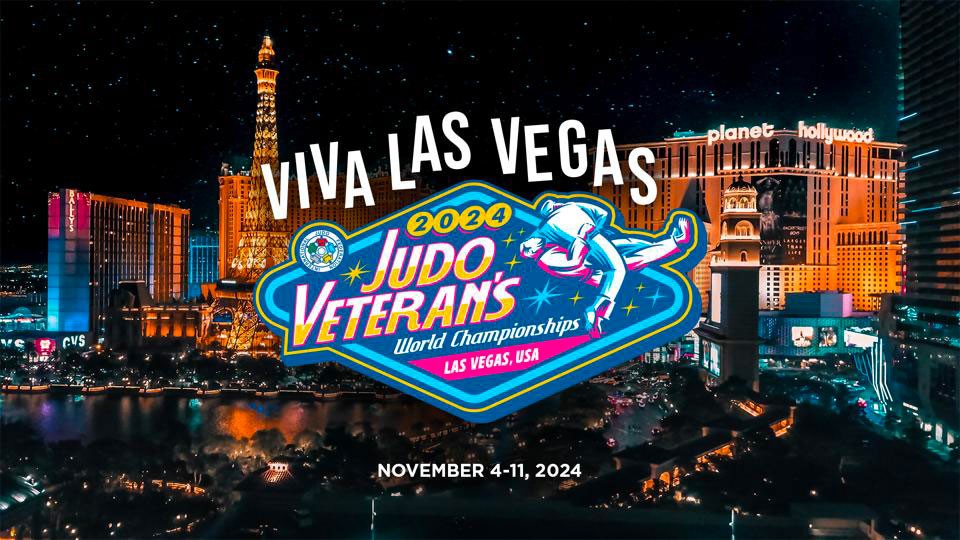Pozvánka na Mistrovství světa Veteránu v judu v americkém Las Vegas 4.-7.11.2024