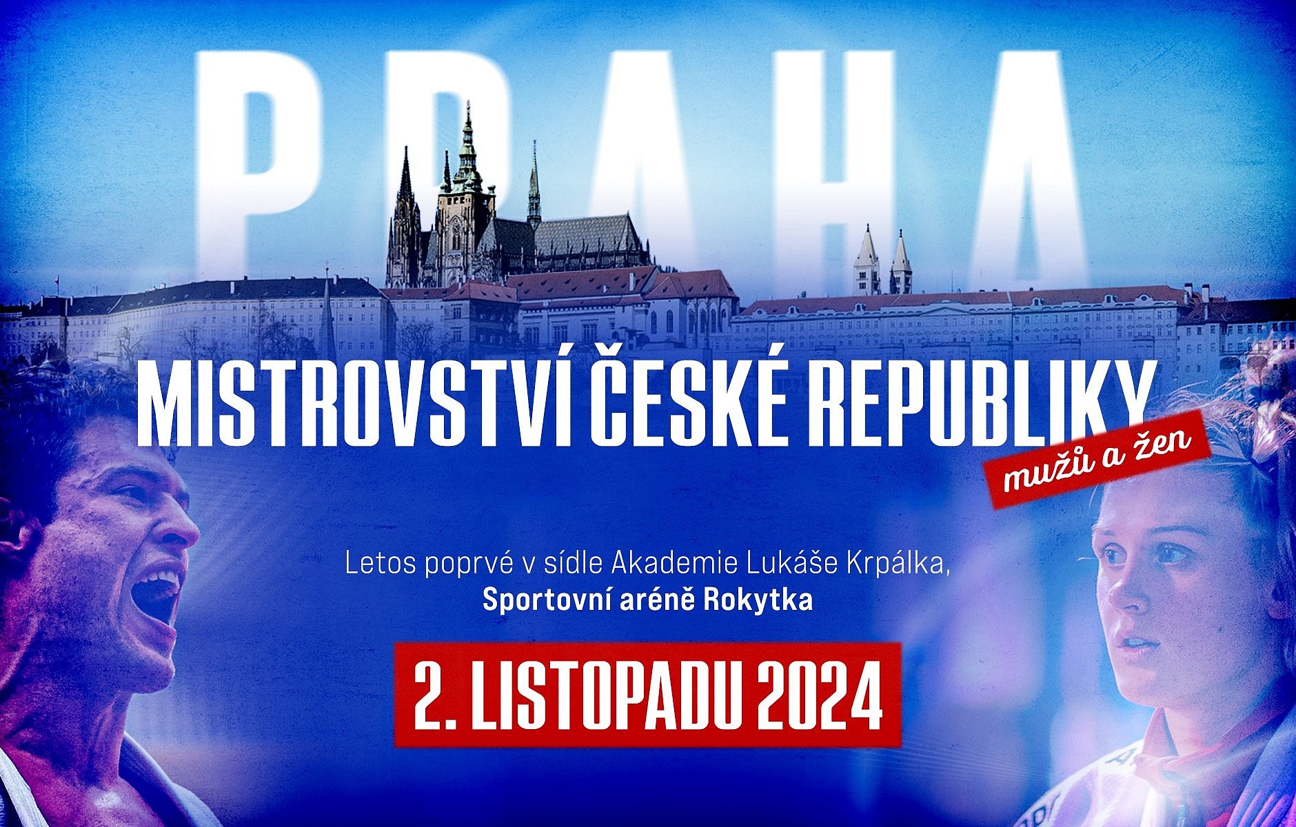 Pozvánka na Mistrovství České republiky mužů a žen v judu 2. 11. 2024