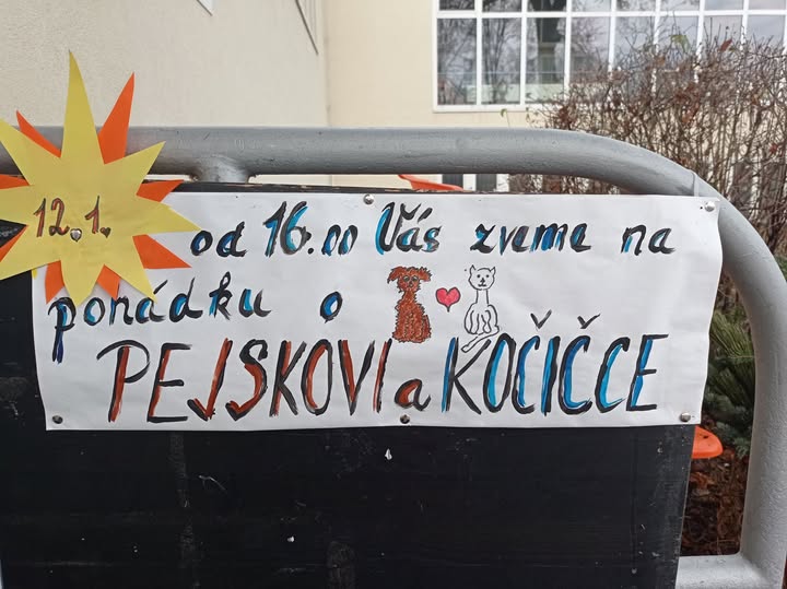 Pozvánka na pohádku o Pejskovi a kočičce v T.J. Sokol Hostivař 12.1.2025