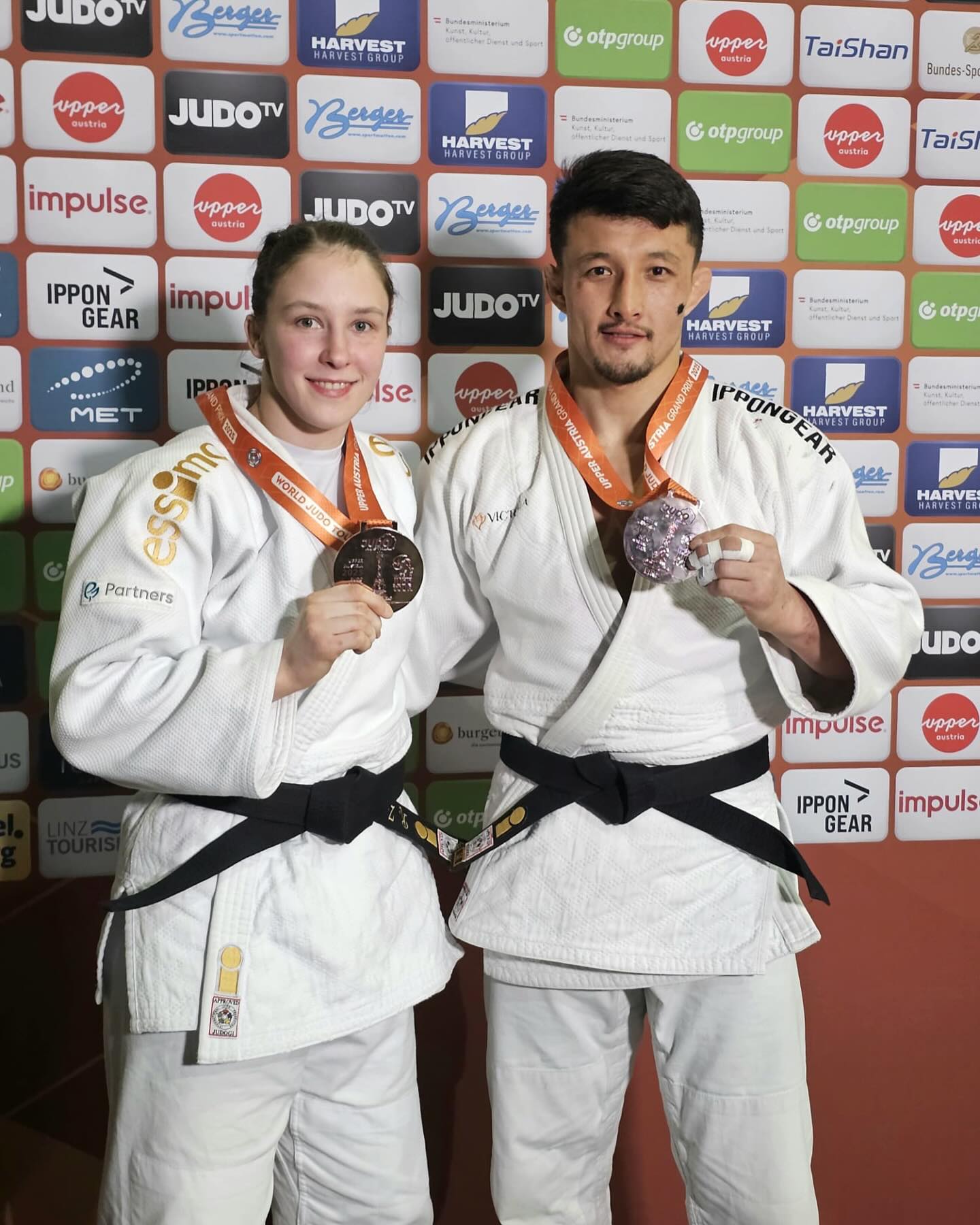 N judista z T.J. Sokol Praha Vrovice Khusniddin Karimov na Grand Prix Upper Austria 2025 vybojoval 7.-9..3.2025 bronzovou medaili -4.jpg