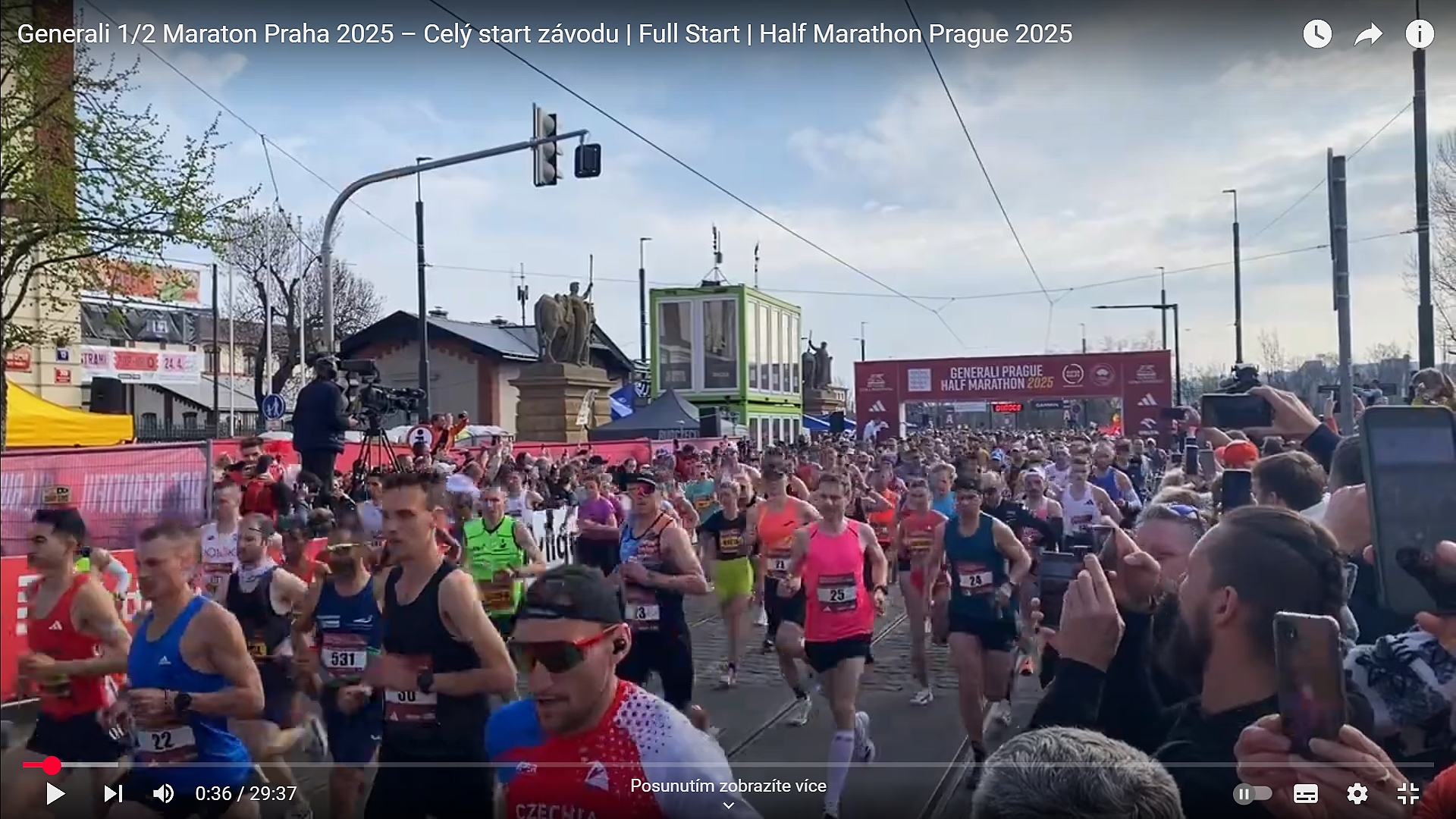 Běžecký závod Generali Půlmaraton Praha 2025 5.4.2025 - běžec č. 24 Jan Mrázek z T.J. Sokol Kbeliy.jpg