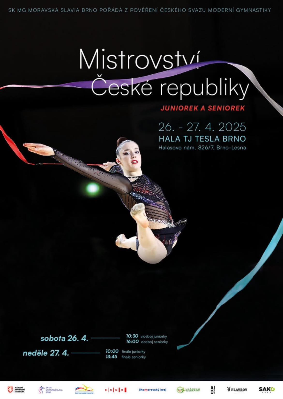 Pozvánka na MČR Juniorek A, Seniorek A v moderní gymnastice v Brně 26.-27. 4. 2025.jpg