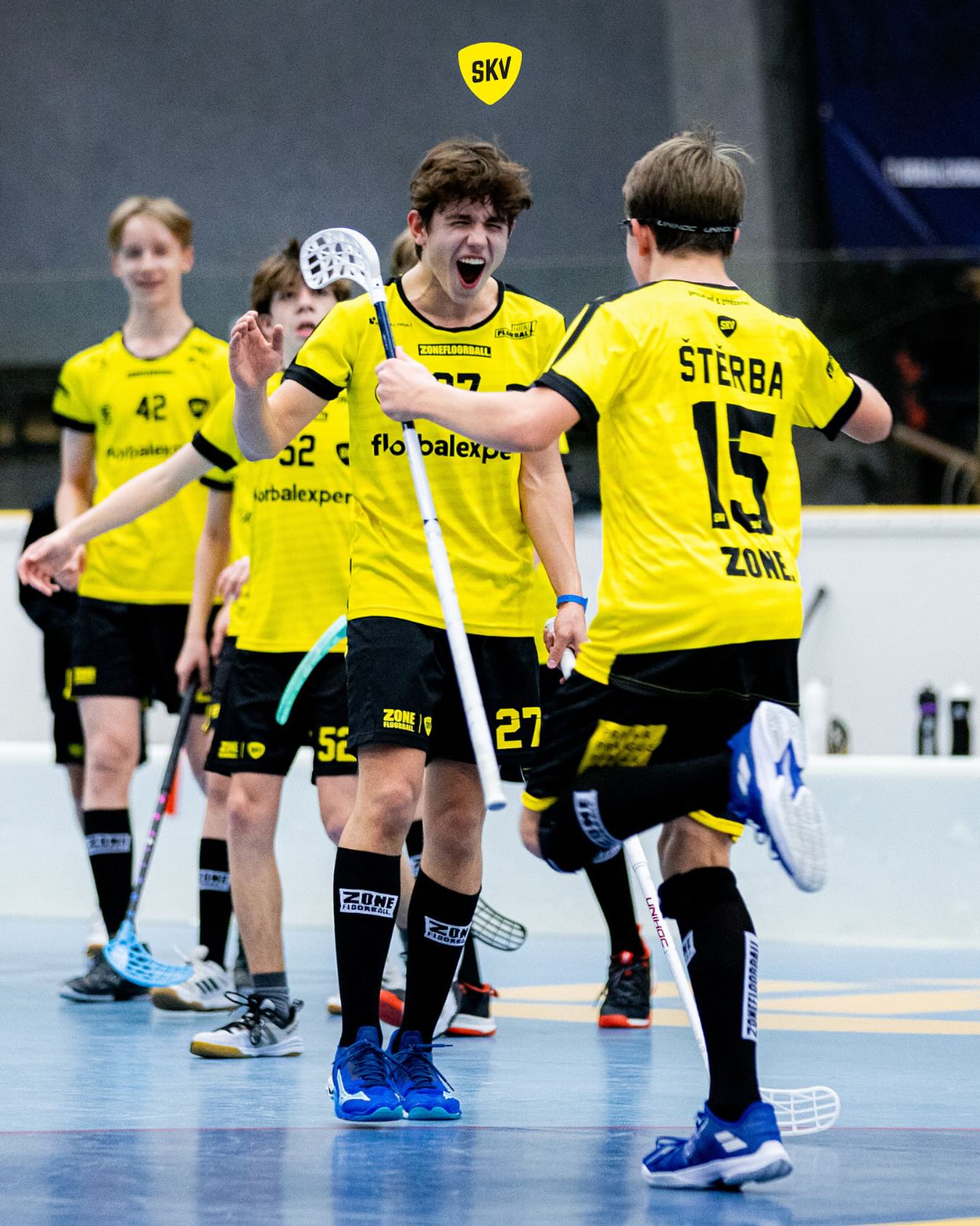 Florbalový klub SKV z T.J. Sokol Praha královské Vinohrady na Prague Floorball Cup 16.-19.5.2025.jpg