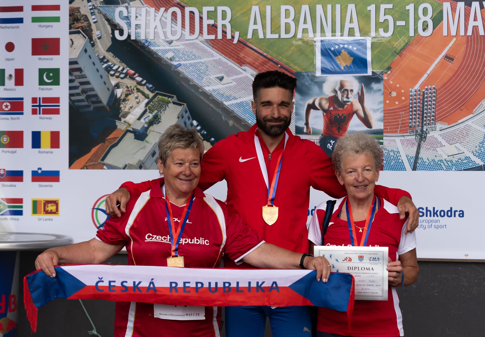 České veteránské atletky na závodech EMA league 2025 v albánském Skadaru 15.-18.5.2025 -2.jpg