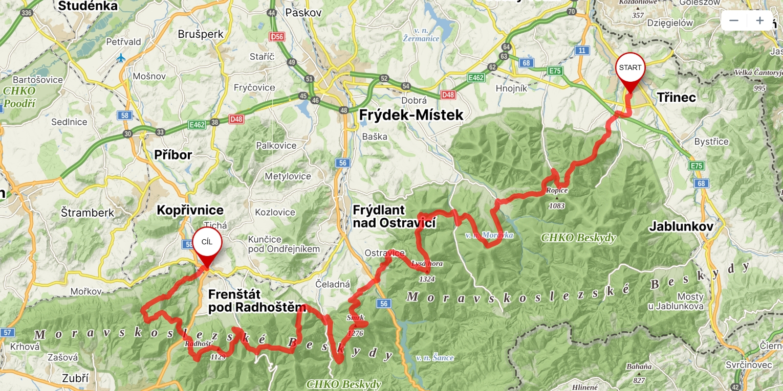 16. ronk horskho maratonu IMOS Beskydsk Sedmika 29.-31. 8. 2025 - mapa.jpg