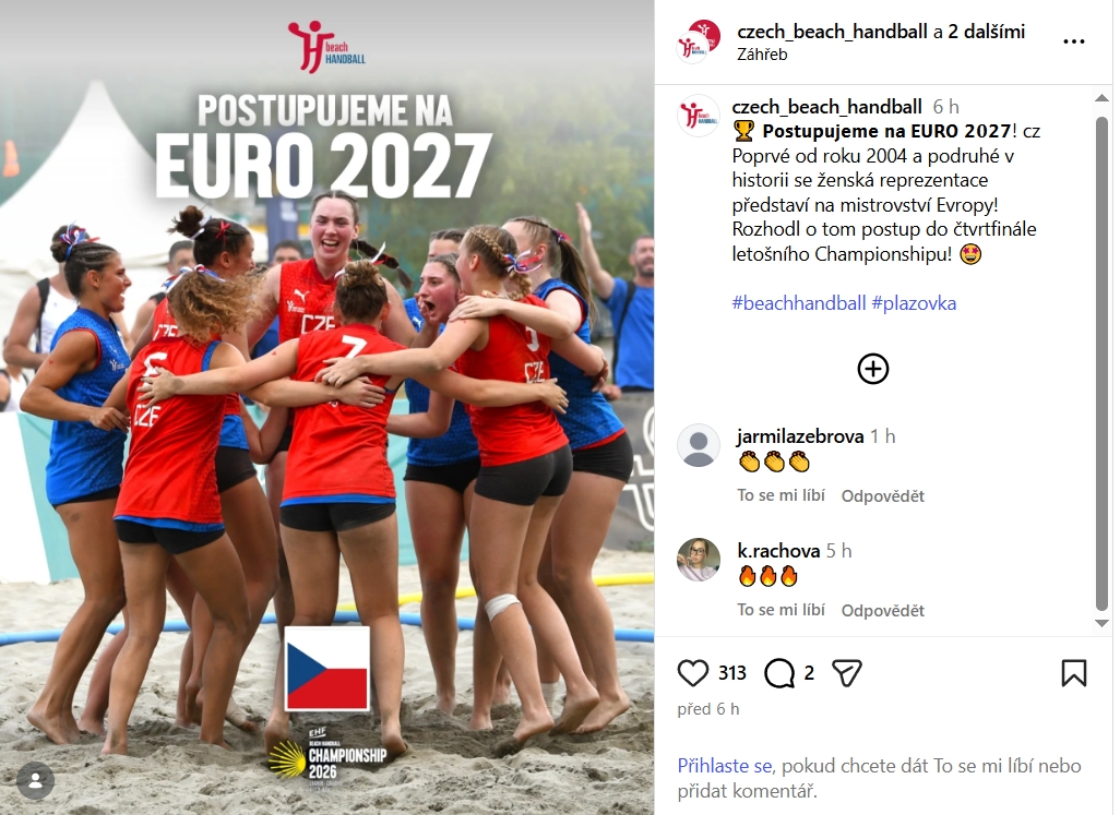 EHF BH CHAMPIONSHIP 2026 Zagreb 9.-12.7.2026  -CZE �eny postupuj� na EURO 2027.jpg